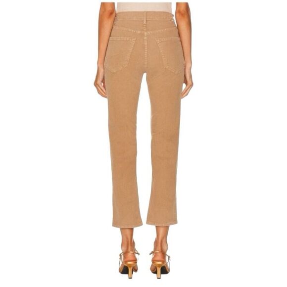 Mother The Tomcat Tan Button Fly Women's Jeans Size 25 Classic Neutral Cropped - Picture 5 of 16